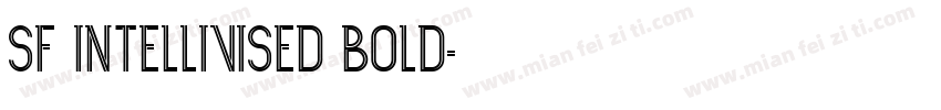 SF Intellivised Bold字体转换